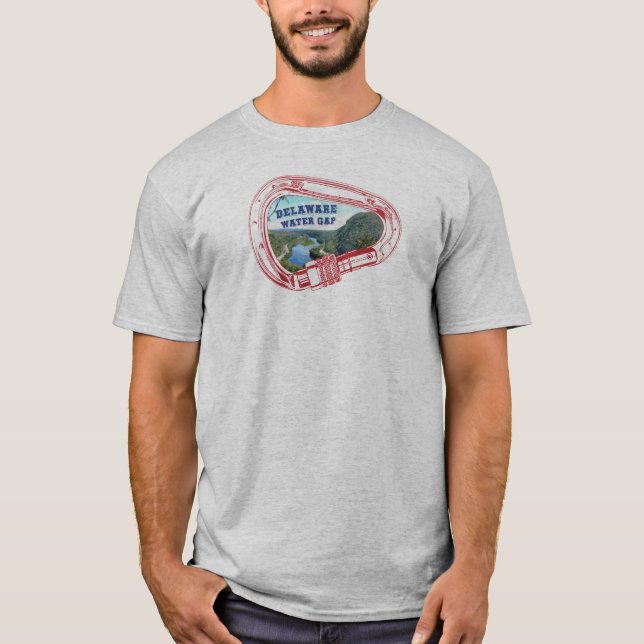 Delaware Water Gap Climbing Carabiner T-Shirt (Front)