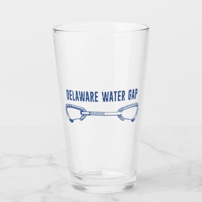 Delaware Water Gap Climbing Quickdraw Glass (Front)