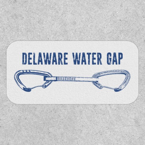 Delaware Water Gap Climbing Quickdraw Patch