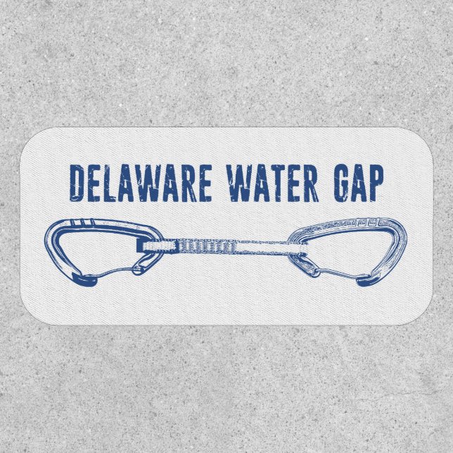 Delaware Water Gap Climbing Quickdraw Patch (Front)