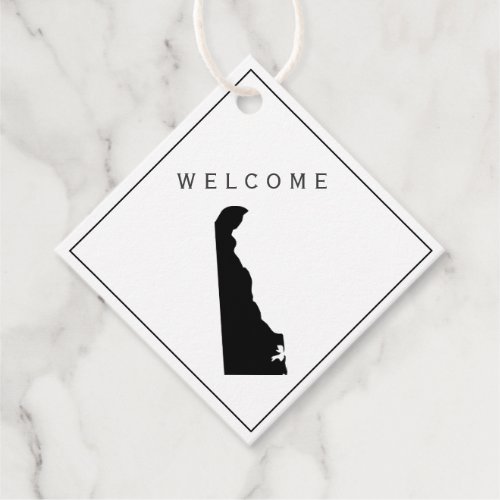 Delaware Welcome Bag Gift Tag for Wedding Weekend