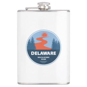 Delaware Wild And Scenic River Flask
