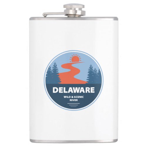 Delaware Wild And Scenic River Flask