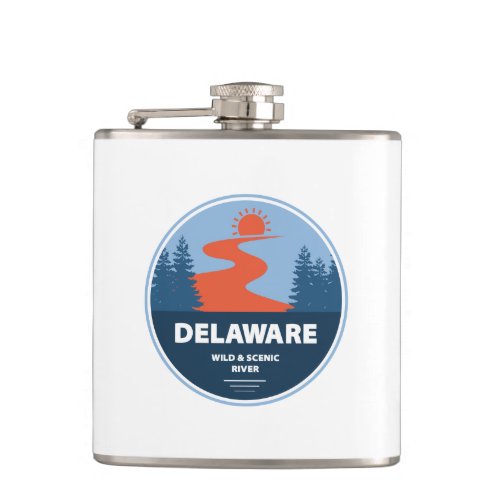 Delaware Wild And Scenic River Flask