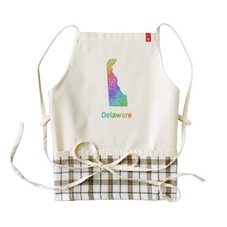 Delaware Zazzle HEART Apron