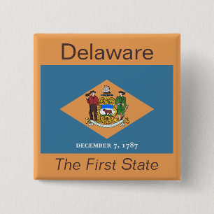 Delawarean Flag Button