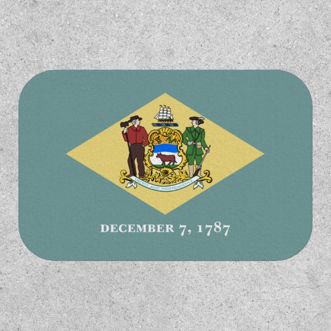 Delawarean Flag, Flag of Delaware Patch (Front)