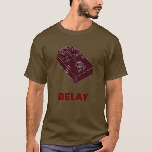 Delay Guitar Pedal  T_Shirt