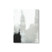 'Delayed' Grey Abstract Art