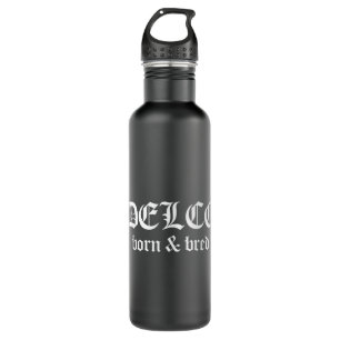 Delco Born and Bred Delaware County PA Delco Pride Stainless Steel Water Bottle