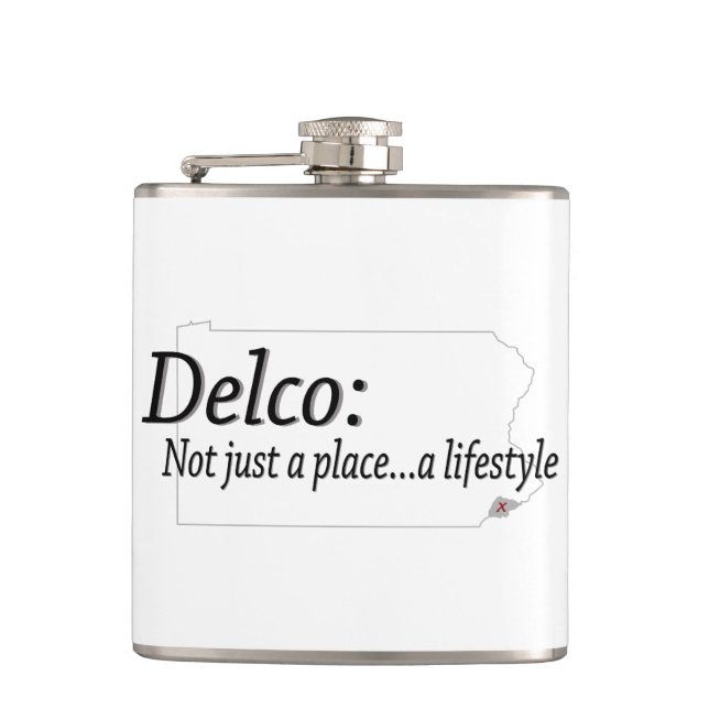 Delco Lifestyle Flask (Front)