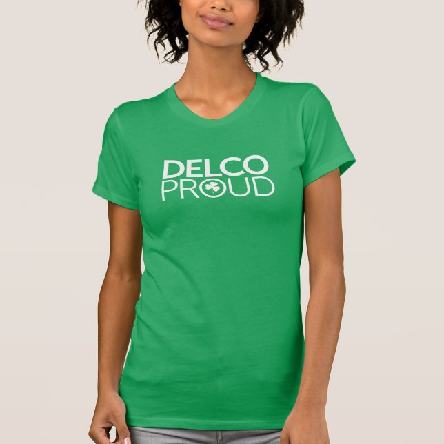 DELCO PROUD-Green T-Shirt (Front)