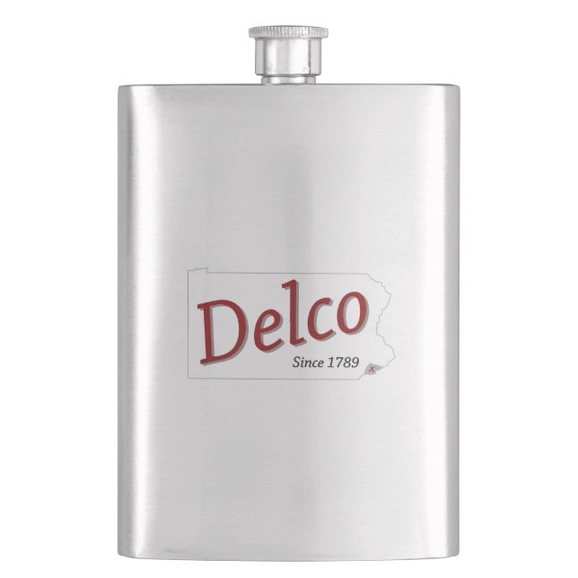 DELCO (R) since 1789 Flask (Front)