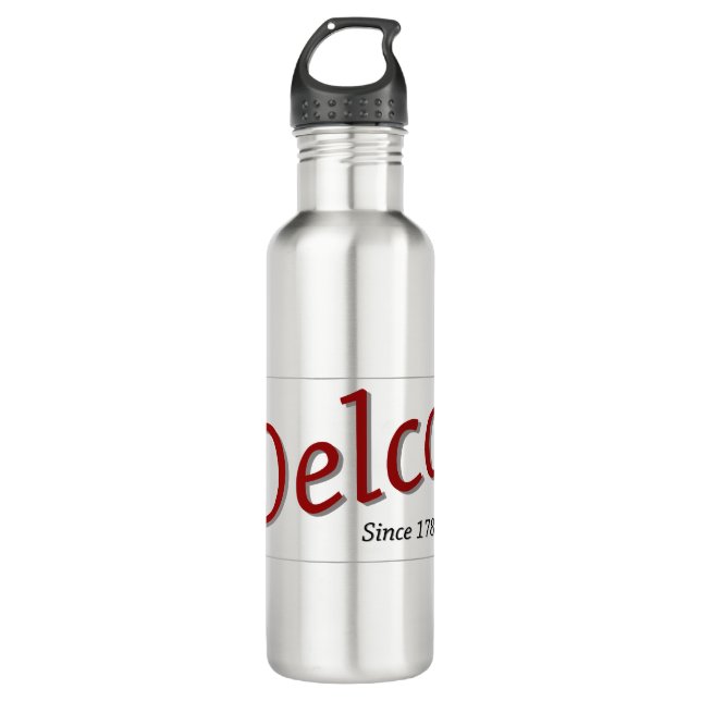 DELCO (R) since 1789 Stainless Steel Water Bottle (Front)