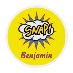 Delectable Comic Book Snap Edible Frosting Rounds