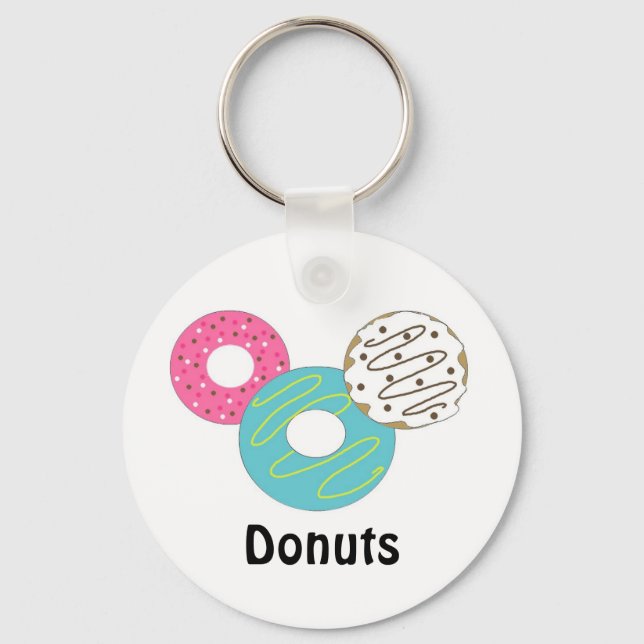 Delectable Donuts Keychain (Front)