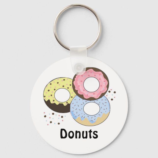Delectable Donuts Keychain (Front)