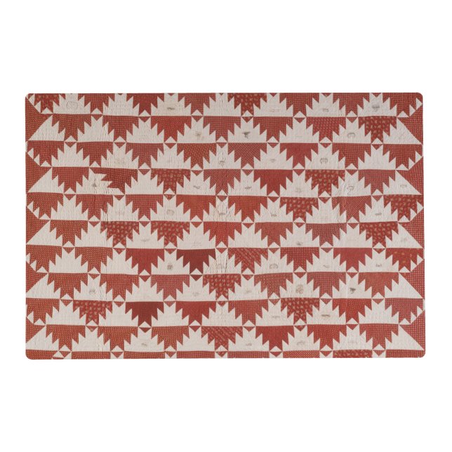 Delectable mountains quilt placemat (Front)