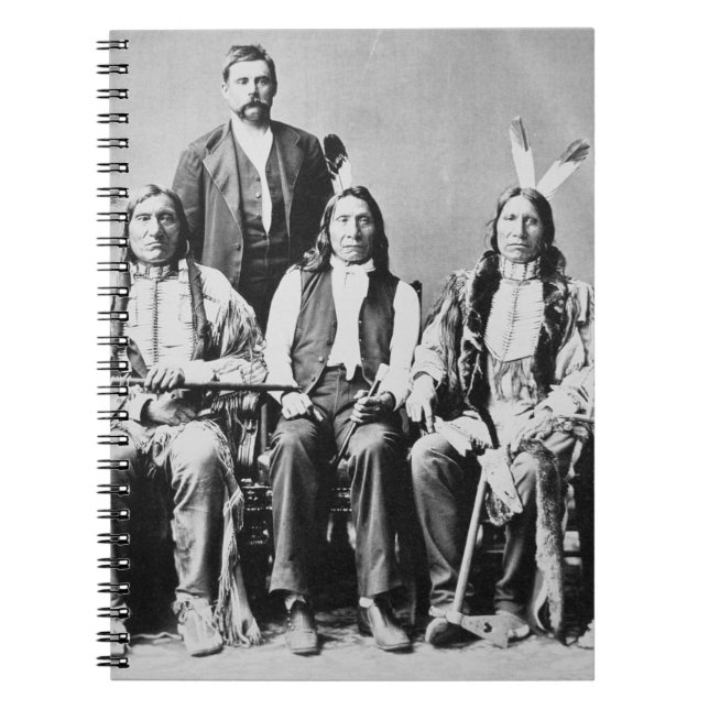 Delegation of Sioux chiefs, led by Red Cloud (1822 Notebook (Front)