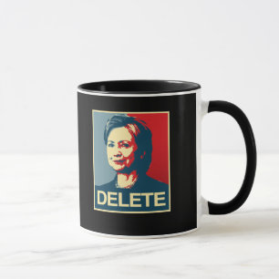 DELETE - Anti-Hillary Poster - - Anti-Hillary -.pn Mug