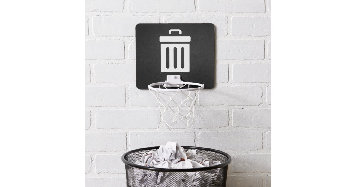 Delete Bins Icon Mini Basketball Hoop