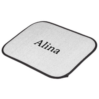delete my text add own design 13” x 17” car floor mat