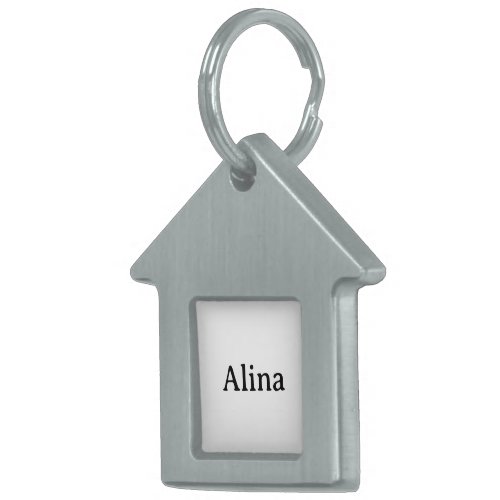 delete my text add own design 1.125"x1.125" House Pet ID Tag