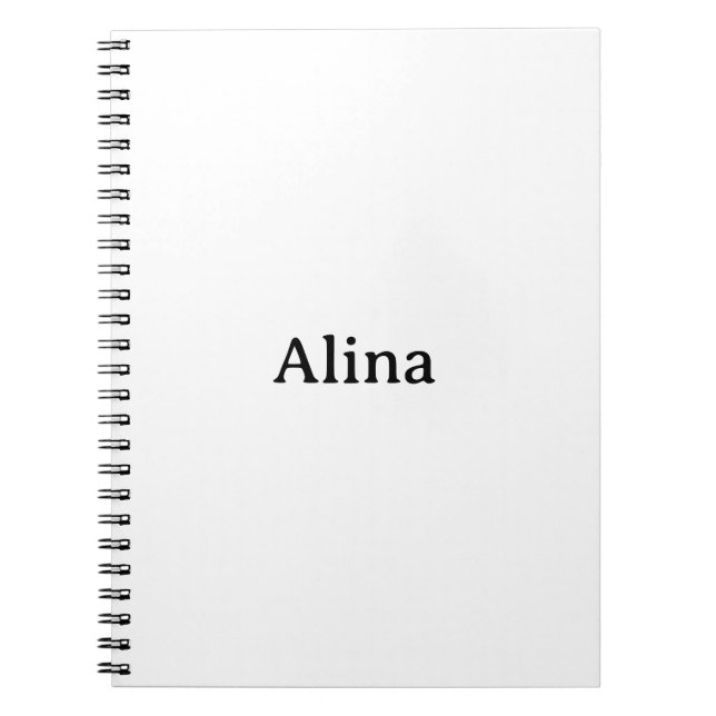 delete my text add own design 6.5" x 8.75" Classic Notebook (Front)