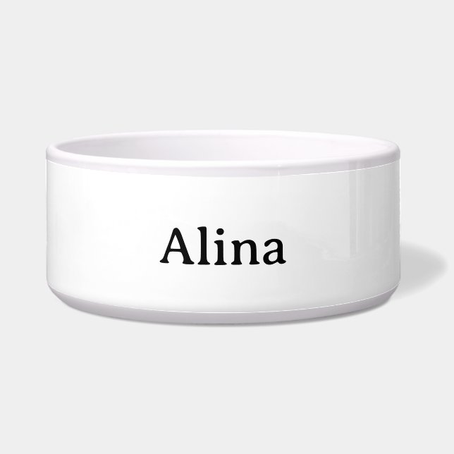 delete my text add own design Large Pet  Bowl (Front)