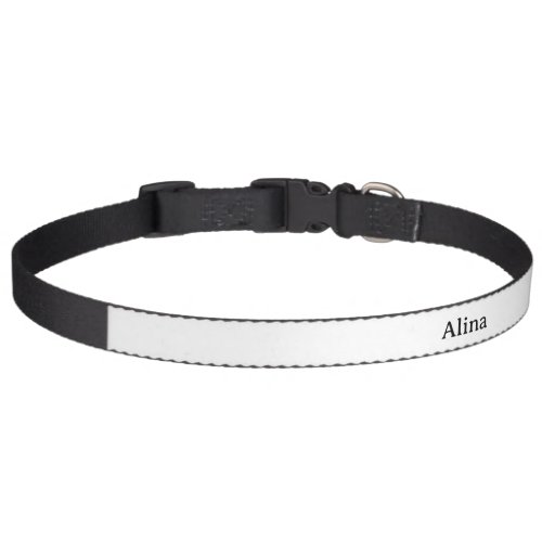 delete my text add own design Large Pet Collar