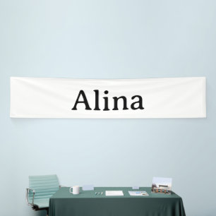 delete text add own design 2.5' x 12' Indoor Banner