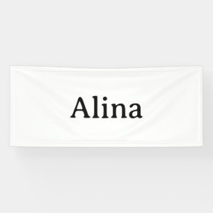 delete text add own design 2.5' x 6' Indoor Banner
