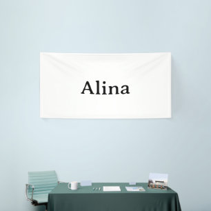 delete text add own design 4' x 8' Indoor Banner