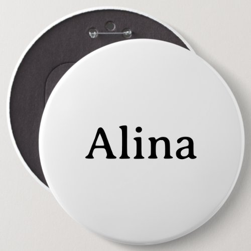 delete text add own design Colossal 6" Round Button