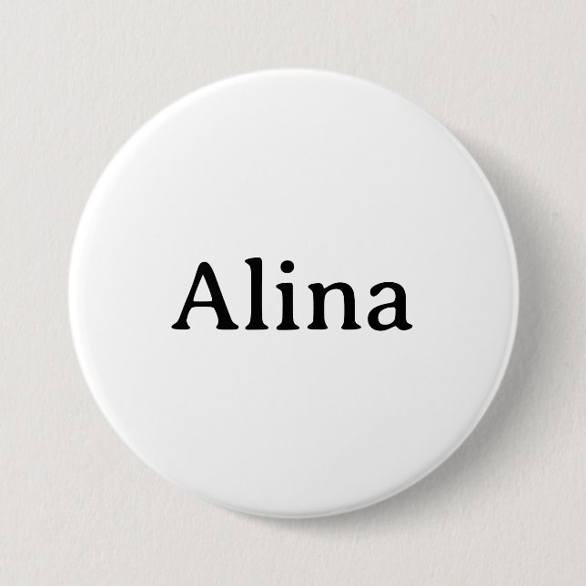 delete text add own design Large 3" Round Button (Front)