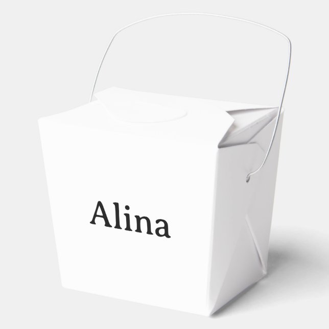 delete text add own design Medium 3"x2.25"x3.125" Favor Boxes (Front)
