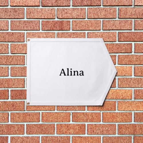 delete text add own design Pennant Banner