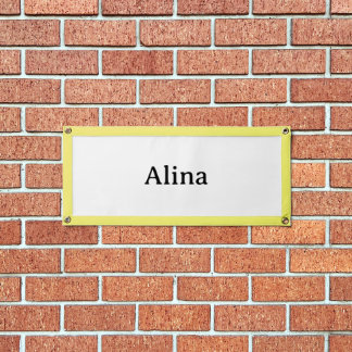 delete text add own design Rectangle Banner Pennant