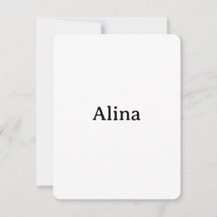 delete text add own design Rounded 4.25" x 5.5" Invitation