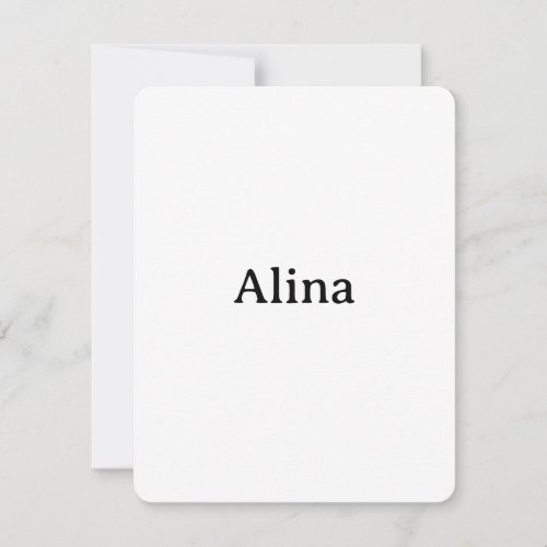 delete text add own design Rounded 4.25" x 5.5" Invitation