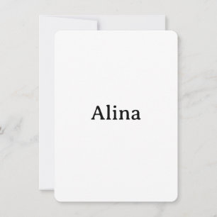 delete text add own design Rounded 4.5" x 6.25" Invitation