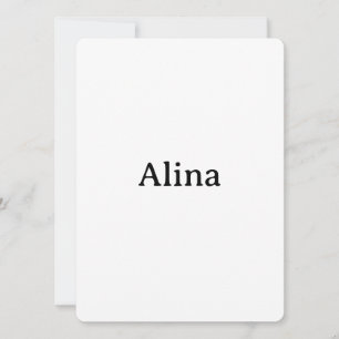 delete text add own design Rounded 5.5" x 7.5" Invitation