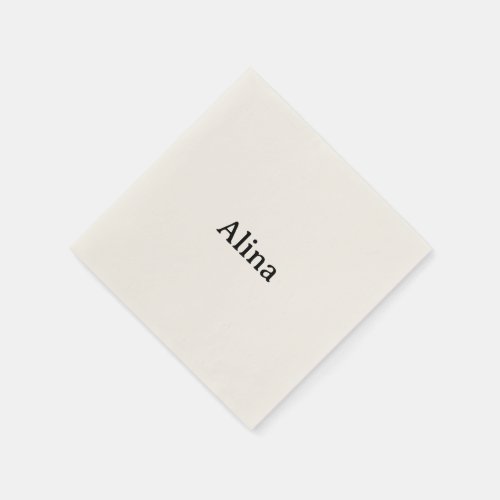 delete text add own design Standard Cocktail Napkins