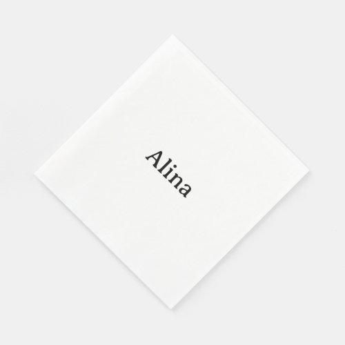 delete text add own design Standard Luncheon Napkins