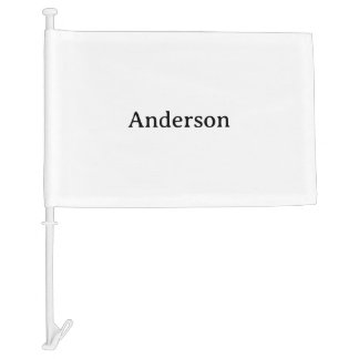 Delete Text Replace Own Design 10.5" x 15.5" Car Flag
