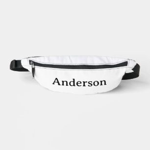 Delete Text & Replace Own Design 14.5" x 6" Fanny Pack