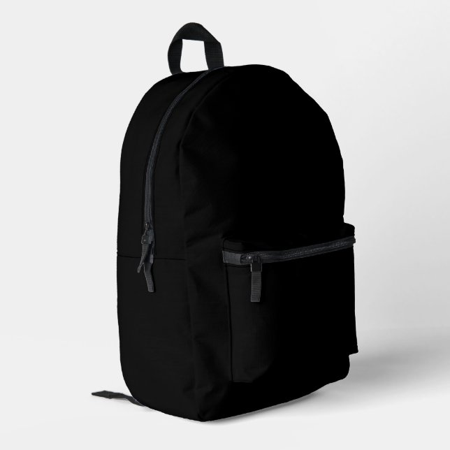 Delete Text & Replace Own Design 17" x 12.5" x 5" Printed Backpack (Back Corner Left)