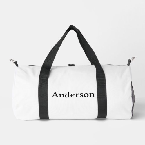 Delete Text & Replace Own Design 19" x 9.5" x 9.5" Duffle Bag