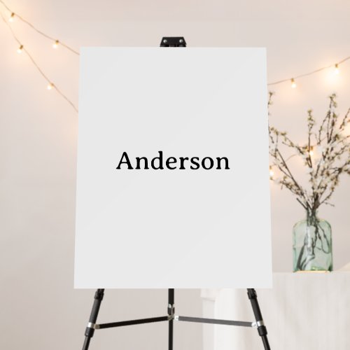 Delete Text Replace Own Design 22" x 28" Square Foam Board