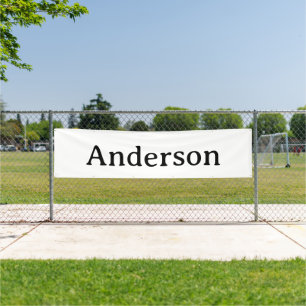 Delete Text Replace Own Design 2.5' x 10' Outdoor  Banner
